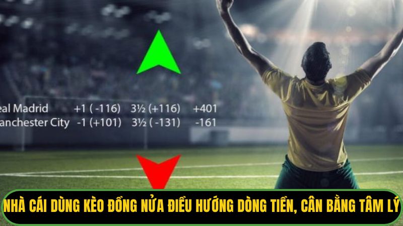 Nhà cái dùng kèo đồng nửa điều hướng dòng tiền, cân bằng tâm lý.