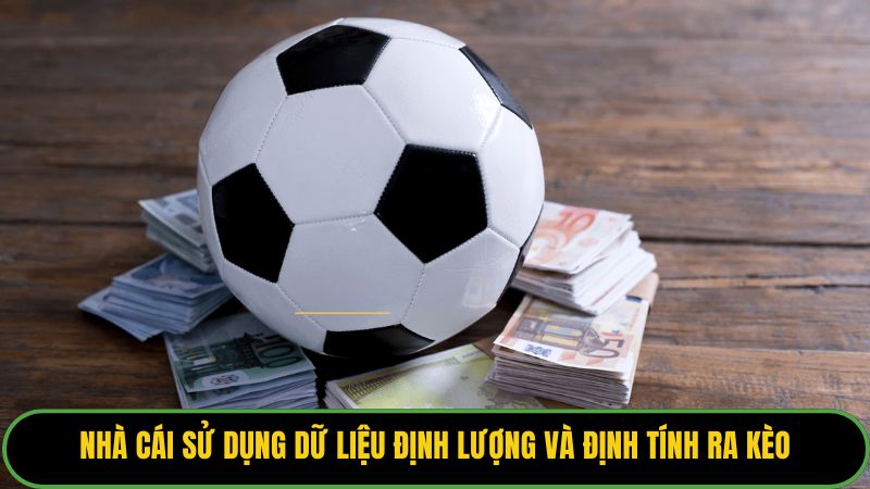 Nhà cái sử dụng dữ liệu định lượng và định tính ra kèo. 